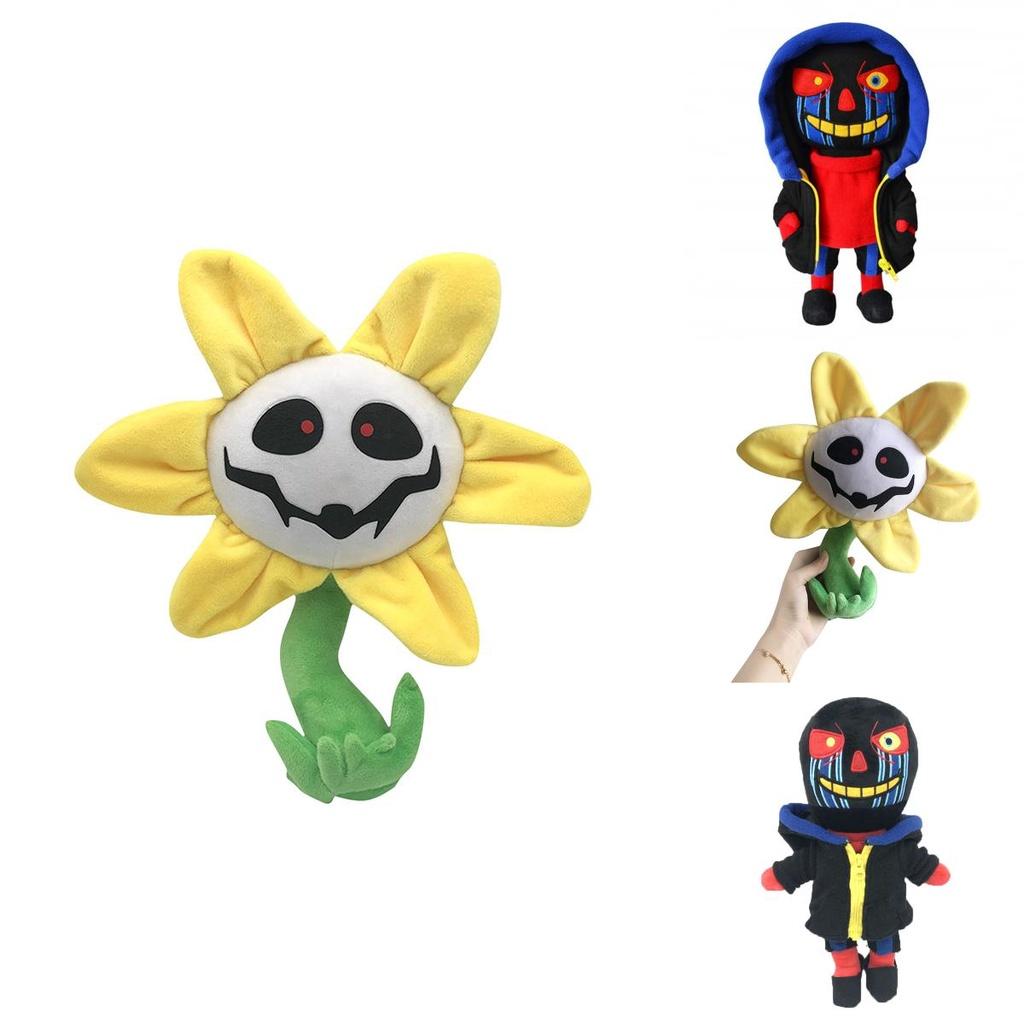 Deltarune Undertale Zombies Boss Flower Plush Figure Toy Soft And Colorful Stuffed Doll For Fans