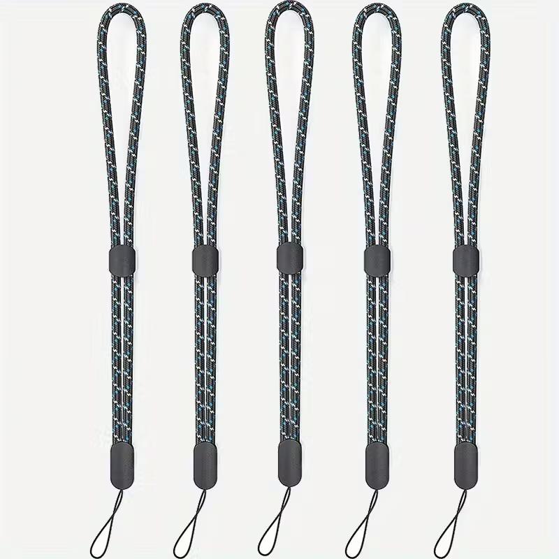 headphone cover lanyard lanyard portable power bank wrist cord short 5-pack anti loss mobile phone lanyard jacquard rope lanyard adjustable  Unique