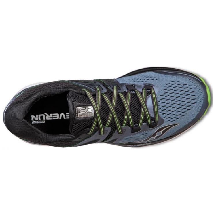 SAUCONY Triumph ISO 3 Grey Slime Men Sneakers Black S20346-4