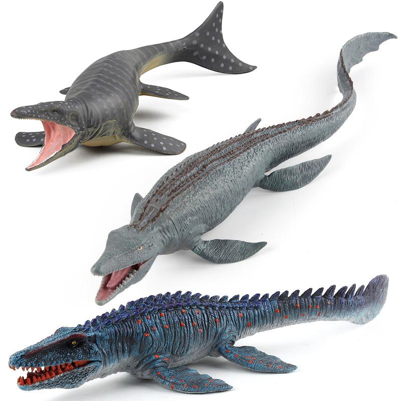 Simulation Children'S Cognition Simulation Ocean Dinosaur Animal Mosasaur Model Marine Biological Static Ornament Toy