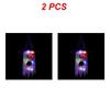 Halloween Hanging Glowing Ghost Hat Lights Decoration Glowing Witch Hat alloween Party Props for Outdoor, Yard, Tree