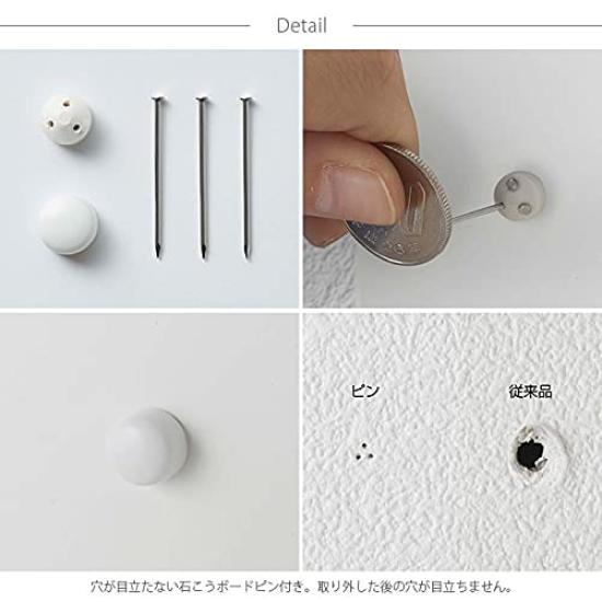 Yamazaki Jitsugyo 5476 pinzety na prkénko a vruty do dřeva Úložný prostor na straně kuchyňské linky Š60 x x V18 věžový regál s háčky [Sádrokarton v ceně] regál, bílý,