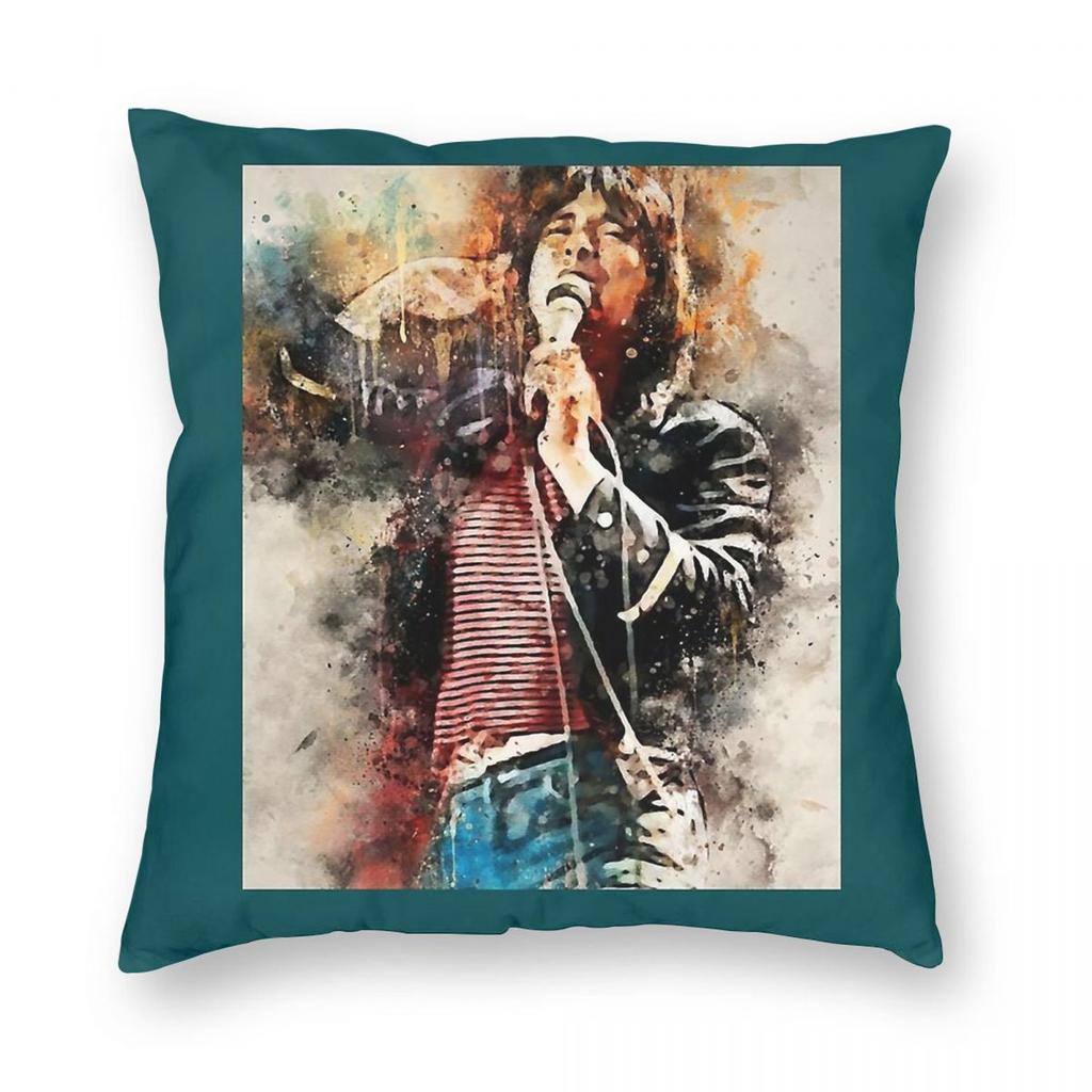 Steve Perry Pillowcase Polyester Linen Velvet Printed Zip Decor Throw Pillow Case Room Cushion Cover