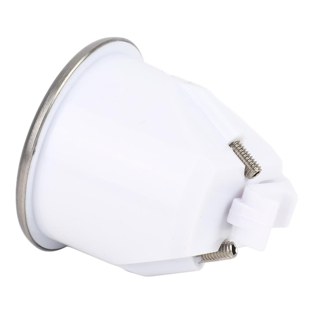 ABS Plastic Switch Button Stainless Steel Wiredrawing Panel Door Lock Accessory for Bathroom Motor Homes Dining Car
