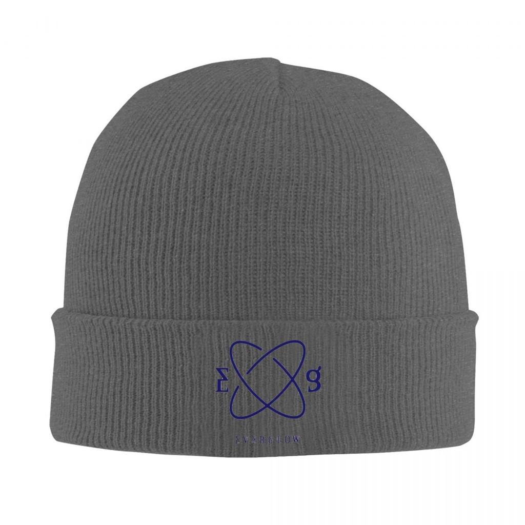 Everglow Logo Warme Strickmütze Winter Strickmütze Beanie Mütze Skullies Beanies Hip Hop Kappen für Unisex