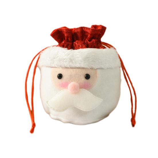 Christmas Candy Bag Reusable Christmas Treat Bag for Goodies Fruits Holiday Gift Storage Bags