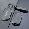 For Jeep 2 3 4 Buttons Zinc Alloy Leather Car Key Case Cover For Jeep Gladiator JT Sahara JLU Wrangler JL Rubicon 2018 2019 A