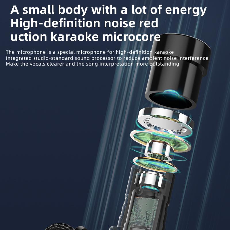 For Live Broadcast Karaoke with Clip Lapel Mic Earphones Portable 3.5mm In-ear Headset Surround Sound Earphones for Online Gamer