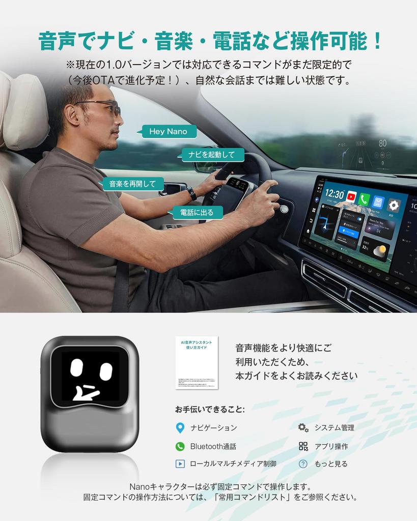 OTTOCAST OttoAibox NANO CarPlay AI Box 2025 New Model Wireless CarPlay Android Auto with Nano ai Box AI YouTube and SIM Card Android 13 CarPlay AI Box