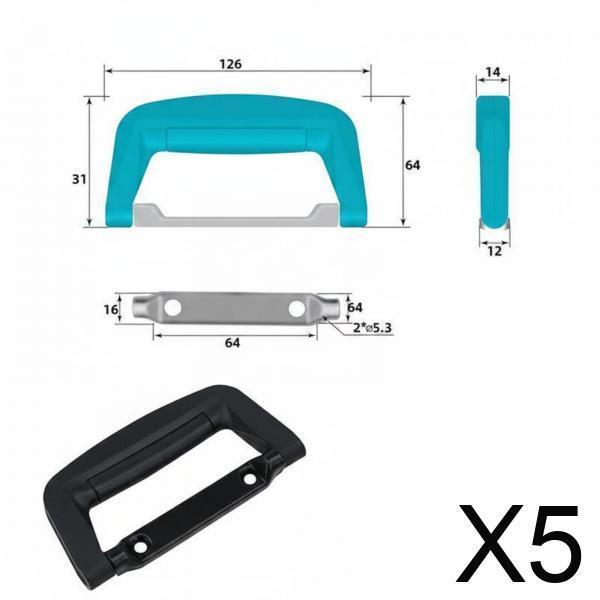 Handles for Cases, Boxes And Chests with Sturdy Support Reliable Mounting. Suitable