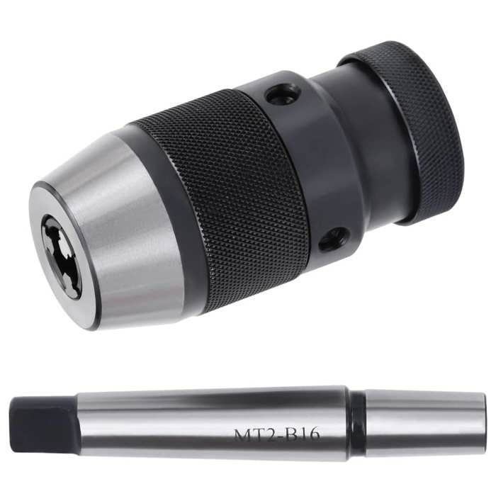 VidaXL Mandrin de perçage MT2-B16 avec plage de serrage de 13 mm 146695