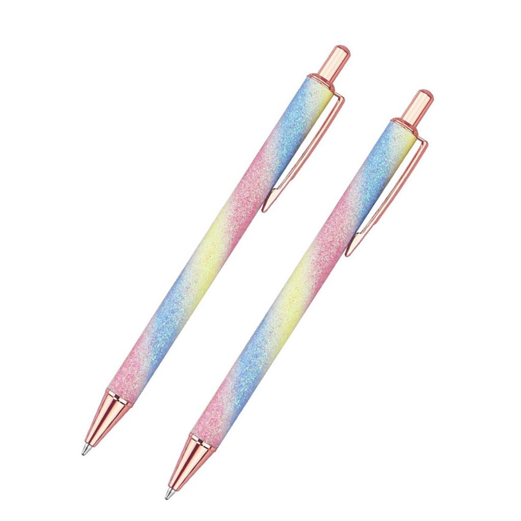 Ballpoint Pens Metal Glitter Pen For Black Pen Gifts For Woman Girls Teacher School  Home 15ml