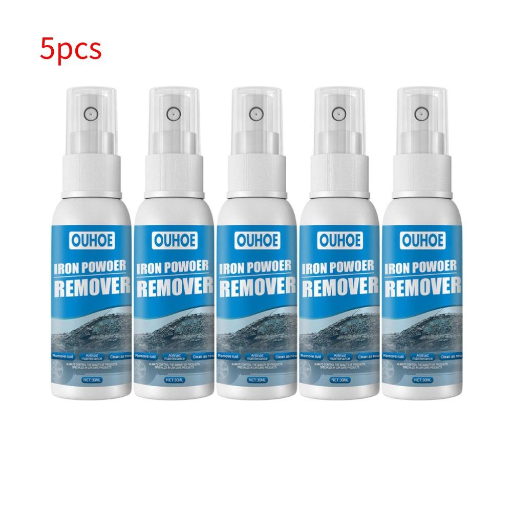 30/100ml Car Rust Remover Spray Metal Paint Cleaner Car Maintenance Iron Cleaning Car Spray Rust Powder Remover Car Accessories