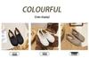 Vintage Style Slip-On Flat Shoes - Women's Versatile Autumn/Winter Grandma Shoes