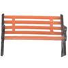 T02C!10Pcs Plastic Model Park Bench Model Landscape 1:50 With Black Arm