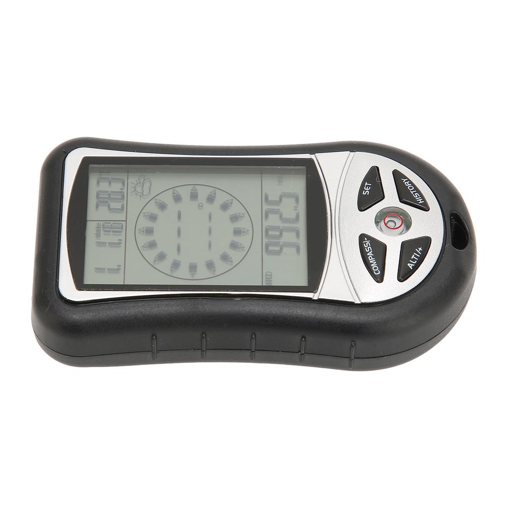 Digital Compass 8 in 1 Multi Functional Outdoor Compass Altimeter Barometer Calendar Thermometer for