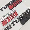 3D ABS Car Styling Logo BITURBO 700 Badge Fender Side Sticker Emblem Decals For Mercedes Benz AMG BITURBO 700 Auto Accessories