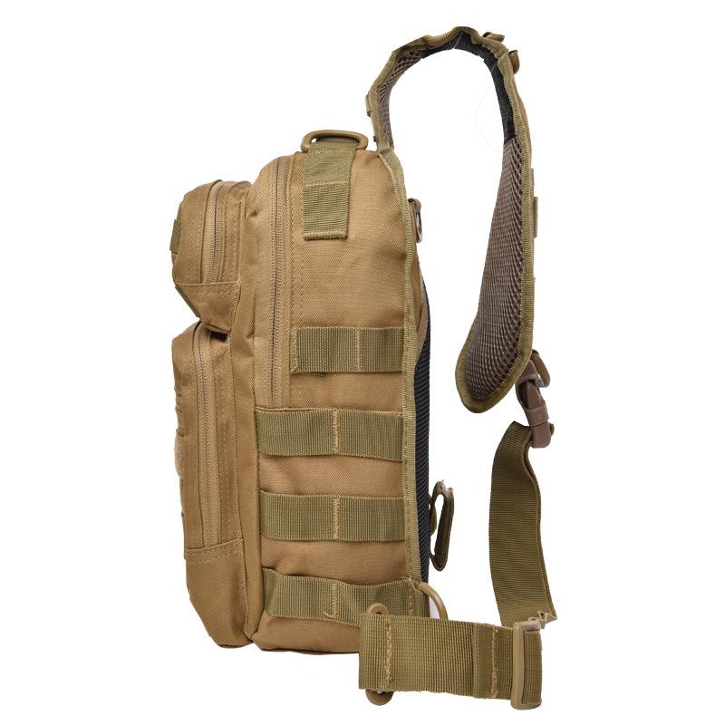 Outdoor Multifunctional Wear-resistant Breathable Chest Bag, Mountain Climbing Camouflage Tactical Crossbody Bag, Single Shoulder Cycling Chest Bag