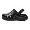 Women's Trendy Non-Slip Odor-Resistant Closed-Toe Summer Crocs with Thick Soles for Casual Outdoor Wear