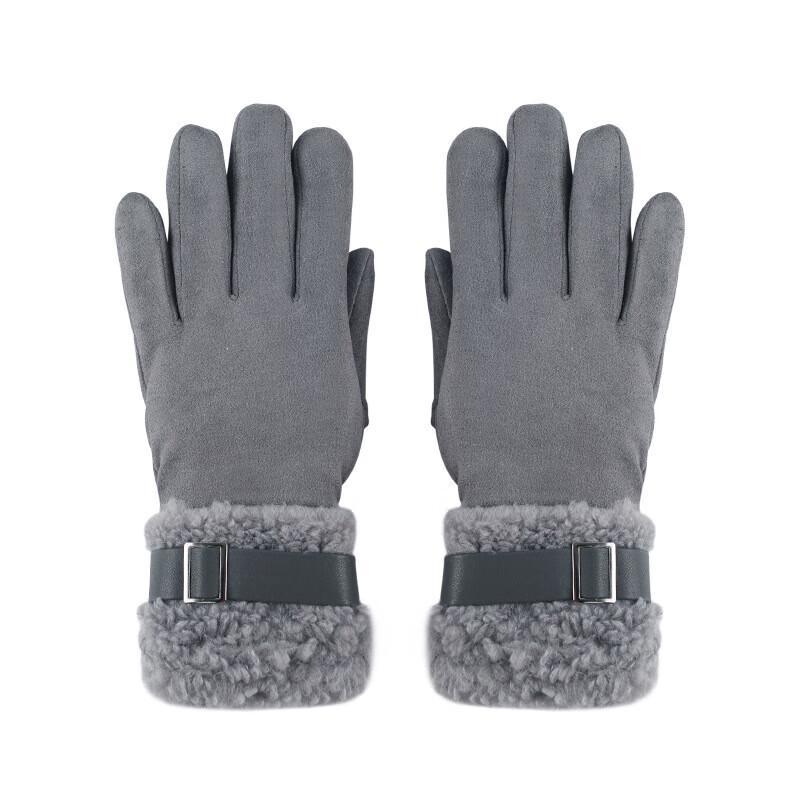 Women's Winter Touchscreen Suede Gloves