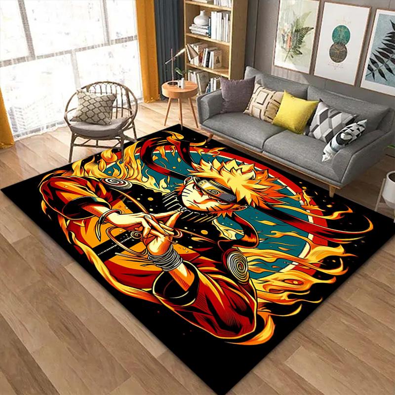 Naruto Indoor Carpet Rug for Living Room Bedroom Home Sofa Decoration,Kids Play Non-slip Floor Mat