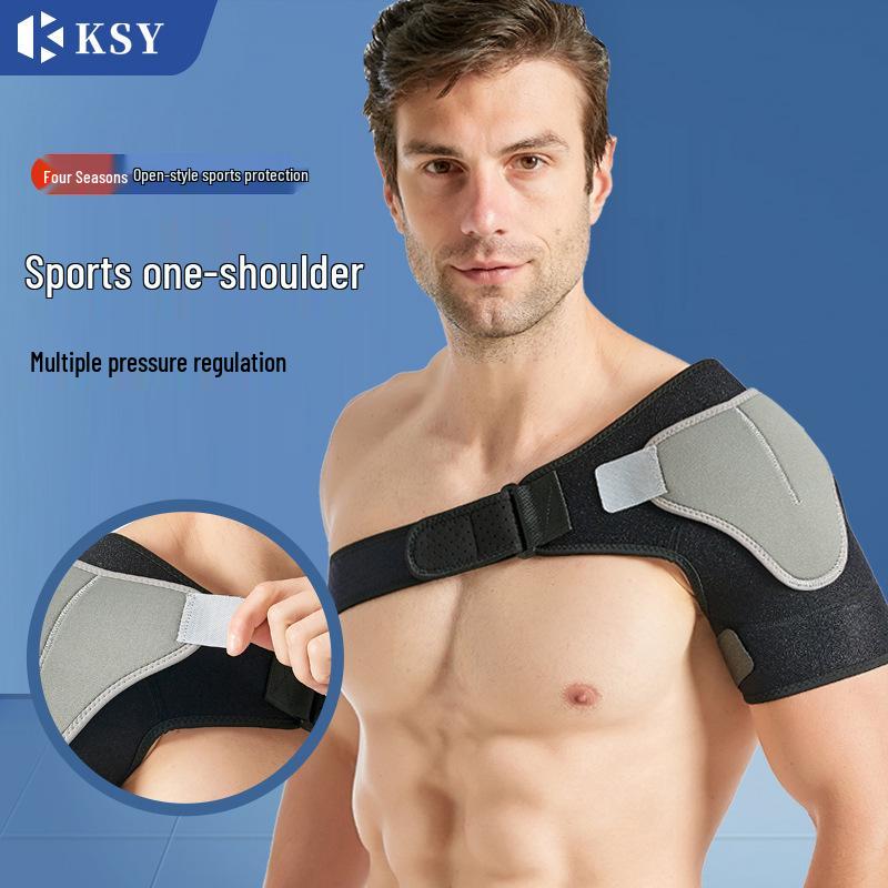 Sport Shoulder Support Wrap with Multi-Pressure Protection One Size
