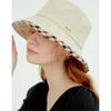Daks Ivory Check Cotton Linen Blend Bucket Hat Dbhe2e123