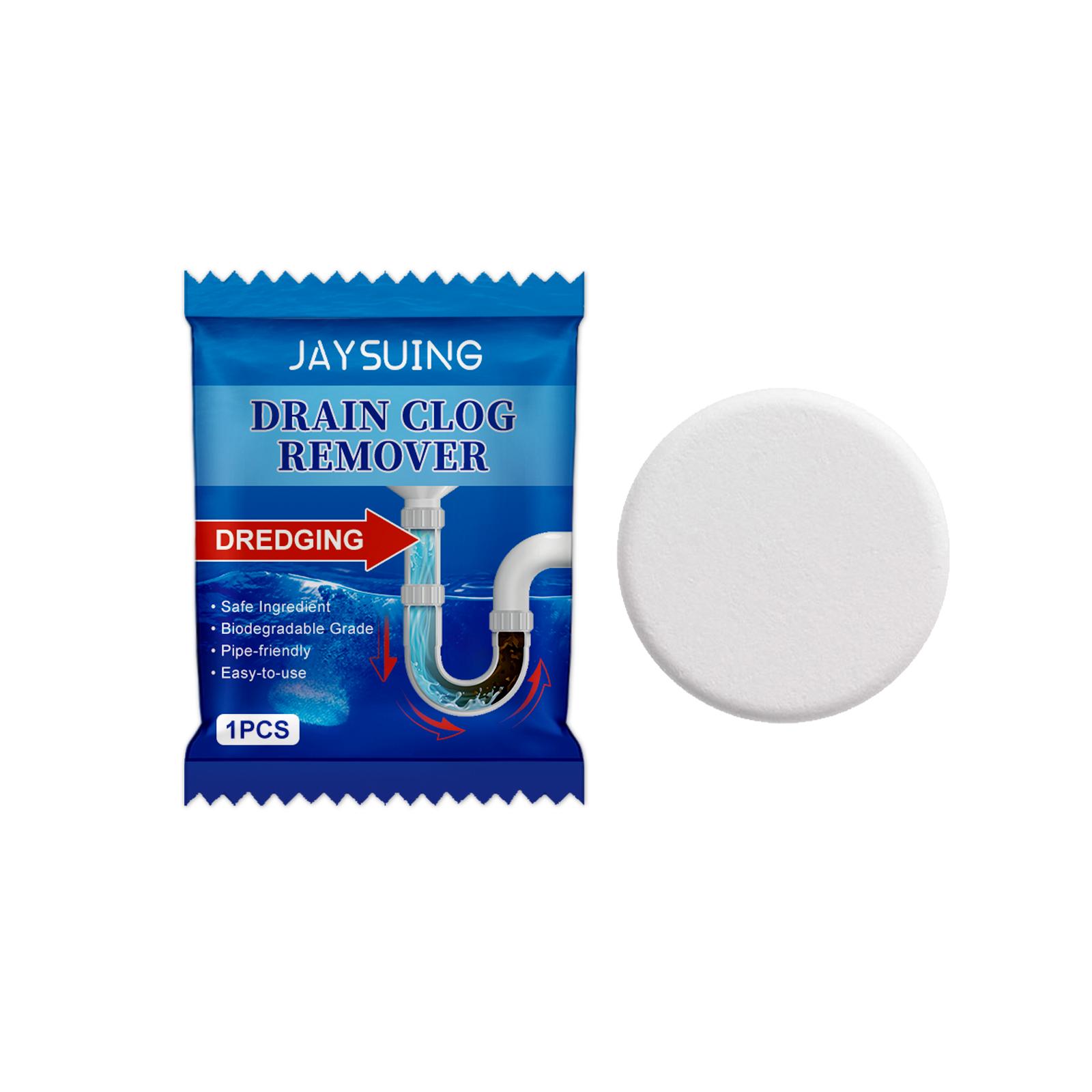 Jaysuing Drain Pipe Cleaner Tablets Effervescent Deodorizing Drain Cleaning Pipes For Kitchen Bathroom Laundry 1 PC