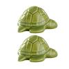 2 Pcs Turtle Toilet Bolt Caps Ceramic Sea Turtle Toilet Bolt Cover