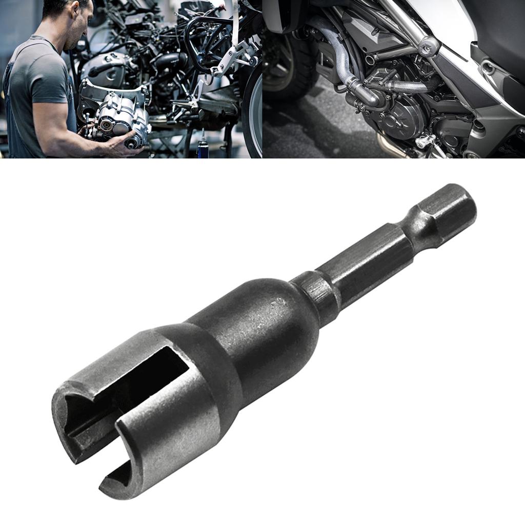 Butterfly Bolt Socket Wrench Hexagonal Handle Shank Socket Adapter Nut for Power Tool Slotted Electric Screwdriver