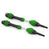 4 Pcs Rr Drive Shaft Steel Driveshaft CVD Replacement for   Slash Rustler Hoss   VXL 4X4 1/10 Remote control Car