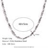 Tarnish Free Waterproof Handmade Long Beads Chain Necklaces Bracelets Anklets Waist Chain Stainless Steel Jewelry For Women