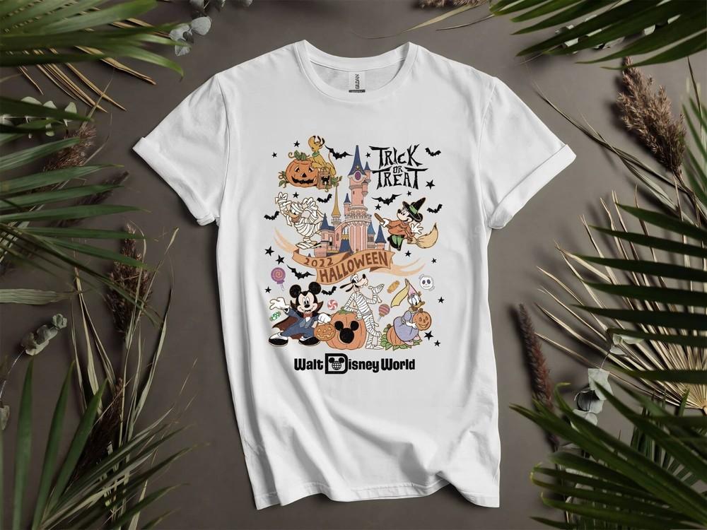 

Trick Or Treat Halloween Mickey T-shirt T shirt Men Women Unisex Tshirt I197 3XL