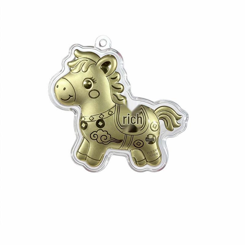 

Подвеска-брелок на сумку «Год Лошади 2026» - Подарок на день рождения для девочки Without Gold