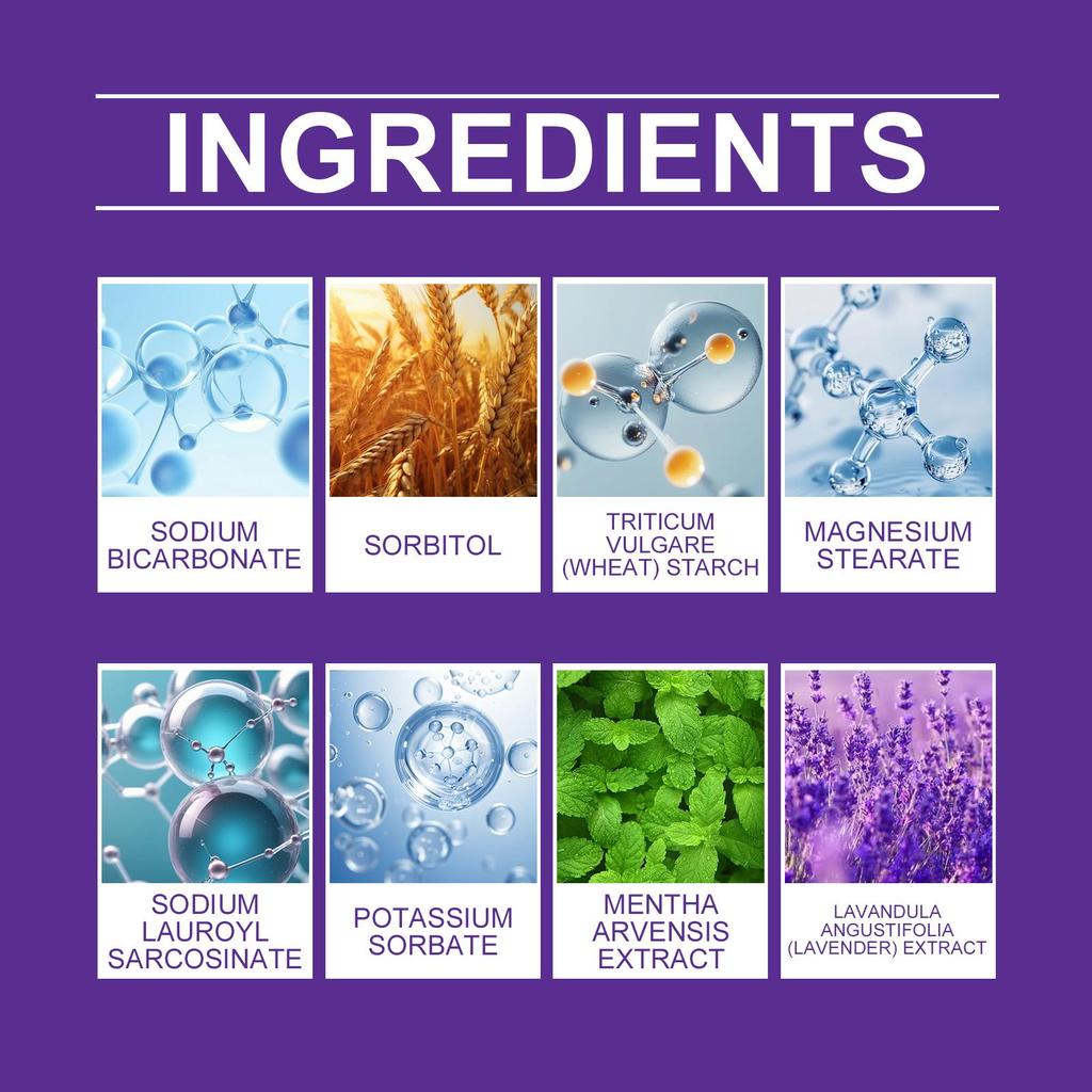 Zahnrestauration Mineralpulver Frischer Atem Aufhellende Restauration Effektive Stärkung von Zähnen und Zahnfleisch