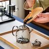 Thickened High-Temperature Glass Kung Fu Teapot