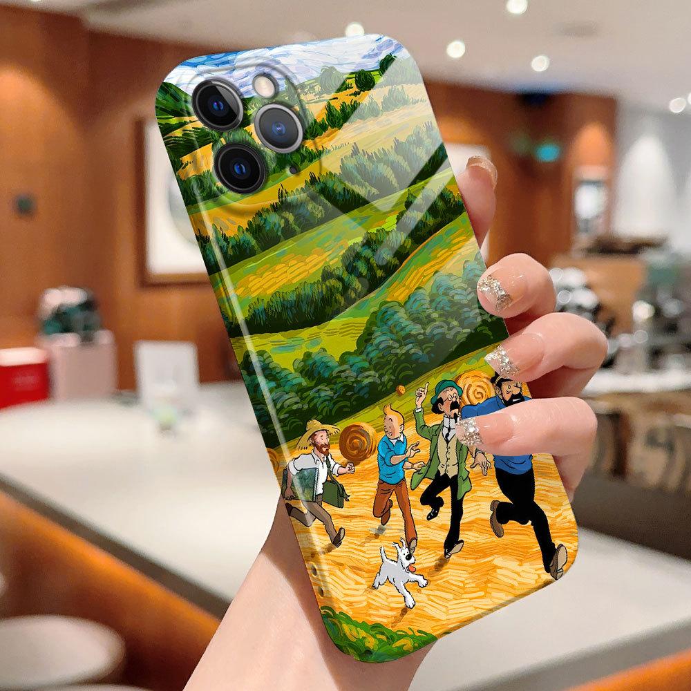 Fashion Hard Phone Case for iPhone 14 13 Mini 12 Pro Max 7 8 SE XR Samsung Galaxy S23 S22 A53 A04S M11 Ultra Slim Shockproof Cover Cases Coque