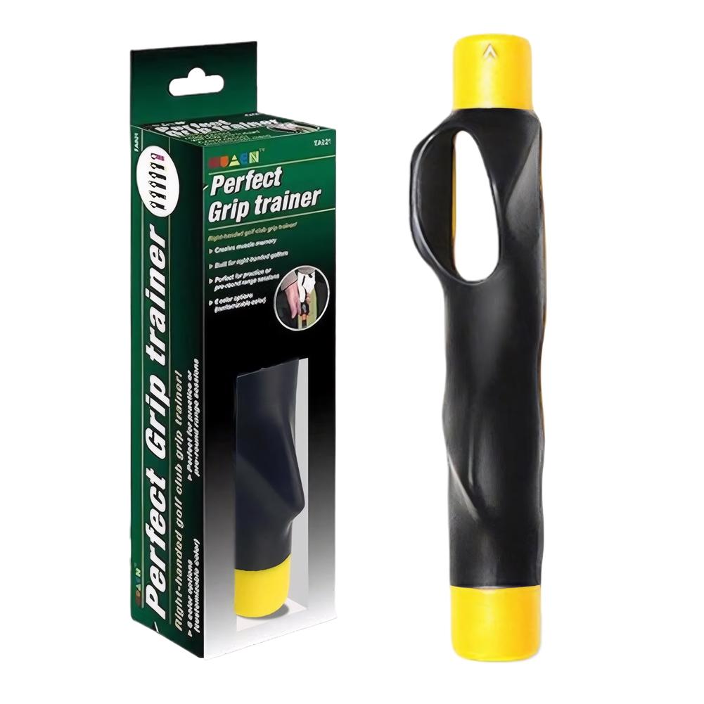 

Golf Grip Kit Enhance Grip Strength Golf Club Grips Help Train Correct Hand Position Grip Trainer for All Levels of Play жёлтый