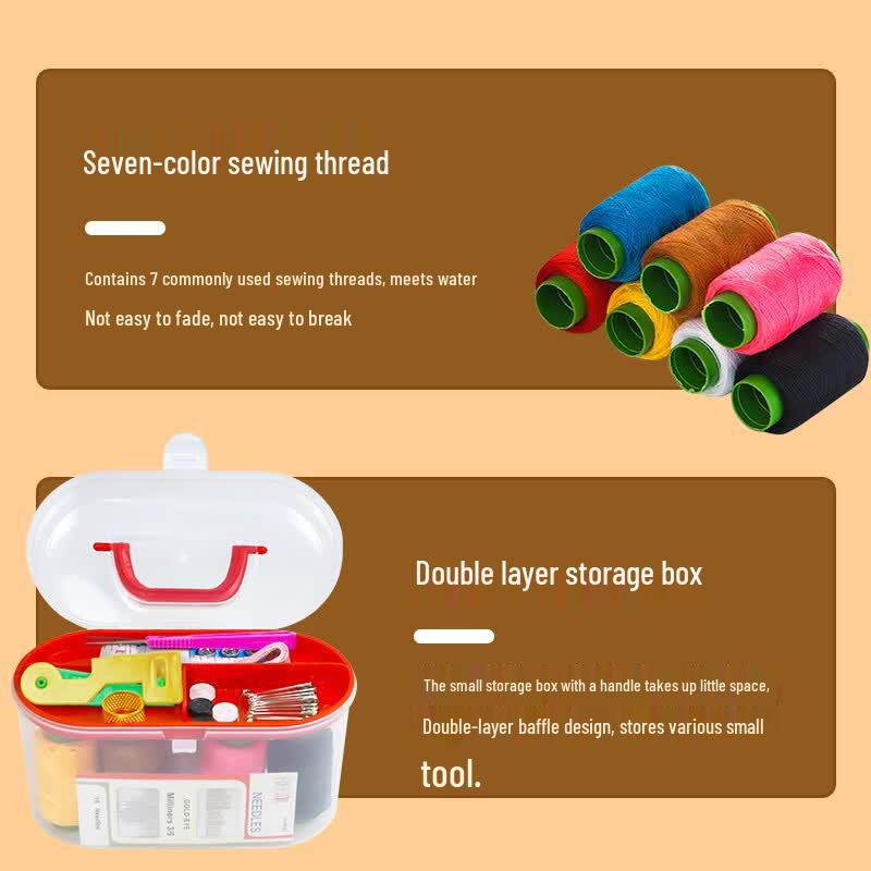 Portable Sewing Kit & Storage Box