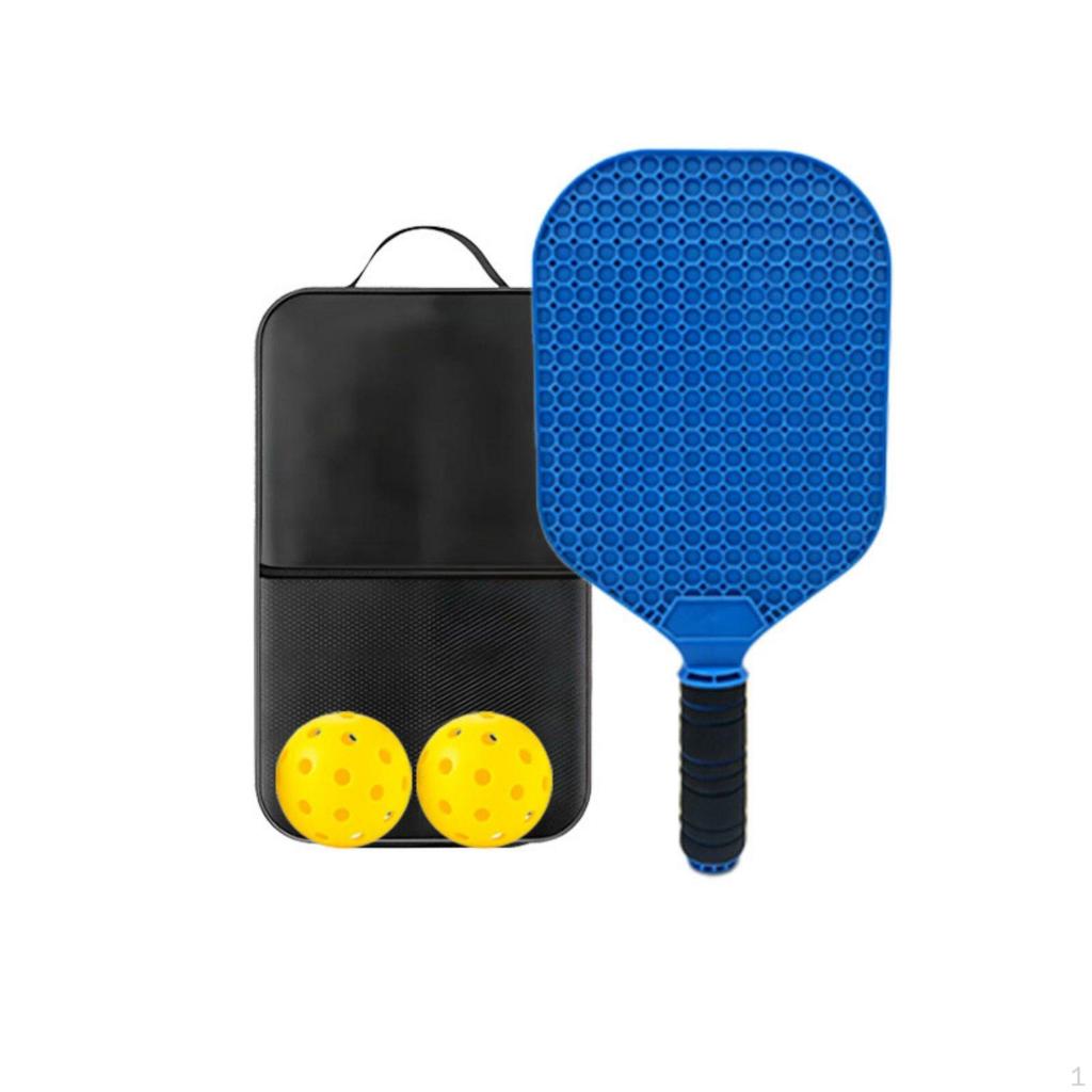Kids Adult Pickleball Racket Set ParentChild Play Paddle Sports Gear for Families,