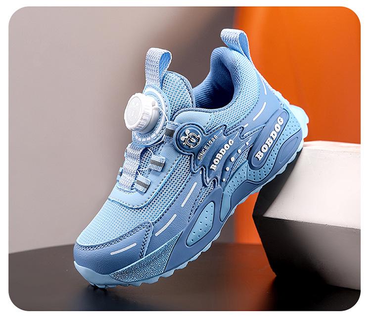 Bobodou 2025 Spring Boys' Breathable Mesh Running Shoes for Kids