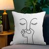 Abstract Humour Bad Smell Funny Cushion Cover Inches Farmhouse Decor Home Throw Pillow Covers for Couch Decorations