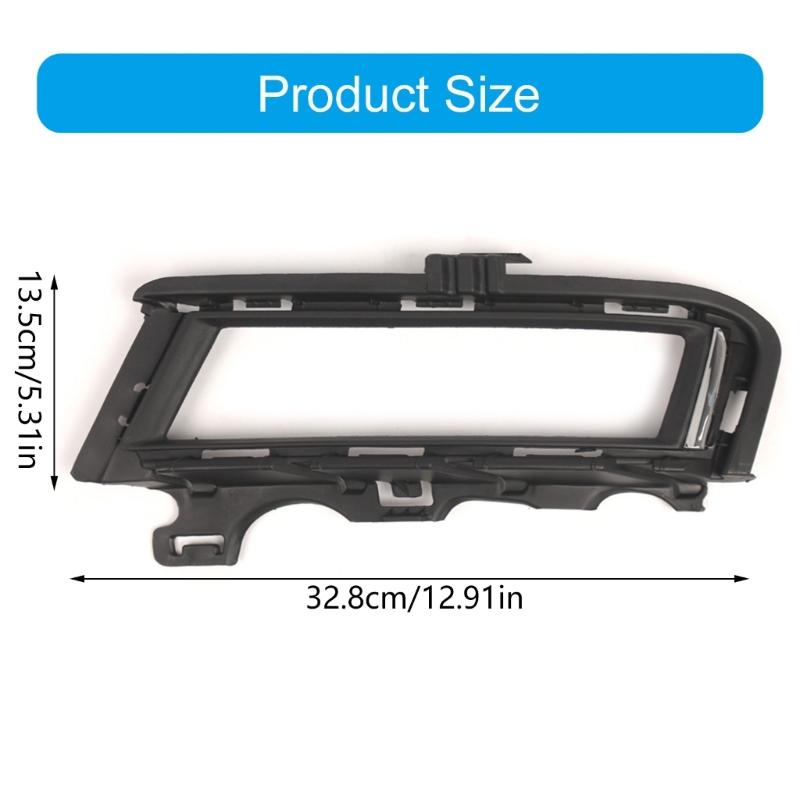 Accuracy Engineered Fog Light Grille 5G0853211F Replacement Easy Installation Tool Free Mounting for 14 To 17 Golf