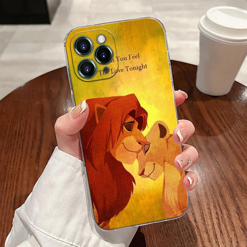 The Lion King HAKUNA MATATA Transparent Phone Case For iPhone 17 Pro Max 17E 11 12 13 14 15 16 Pro Max Plus 17 Air 16E 7 X Cover