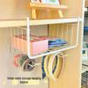 Under-Shelf Hanging Basket for Dorms, Home, Kitchen, and Wardrobe Storage