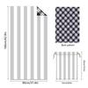 Stripe Series Double-sided Pile Beach Towel Microfiber Towel Printing Bath Towel