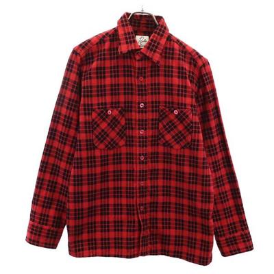 Hecho en Japón Camisa de franela de manga larga con patrón de cuadros M Hombre Usado