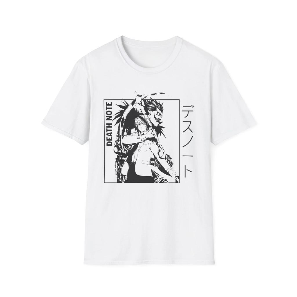 Death Note Anime Graphic TShirt 100Cotton Oversized Shirt Unisex Y2k Unisex Short Selling Popular Sleeve ONeck Selling Popular