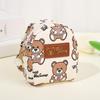 Kids' Cute Bear Mini Coin Purse: Korean Style Cartoon Schoolbag Pendant, Portable Wallet, Earphone & Key Holder