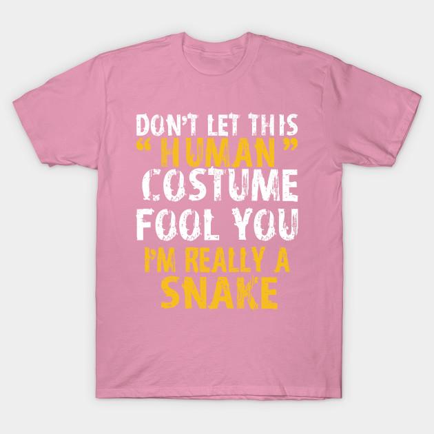 T Shirt Women Halloween Dont Human Costume Fool Im Snake Harajuku Print Kawaii Tshirt Summer Short Sleeve Female T-Shirt Top Tee